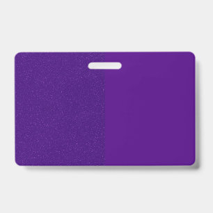 Vertikal geteiltes violettes Abzeichen (Anpassbar) Ausweis