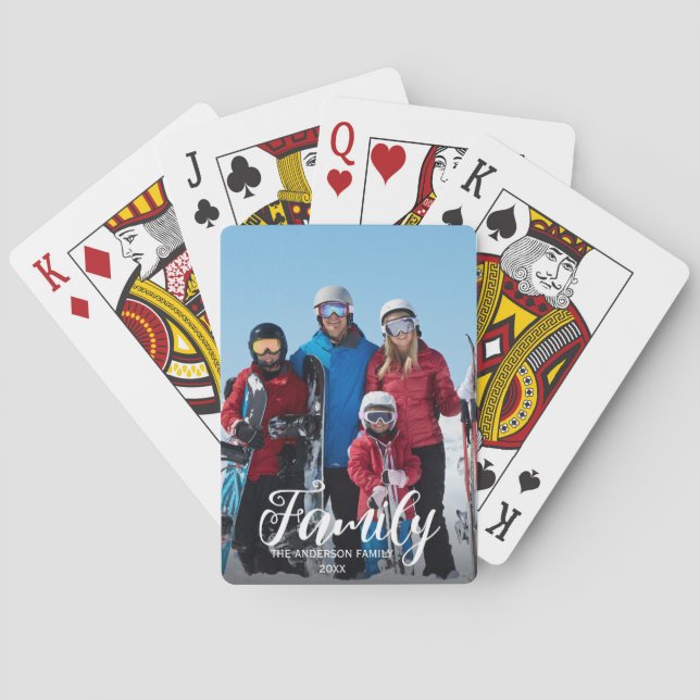 Vertikale, benutzerdefinierte Schriftfamilie für v Spielkarten (Rückseite)