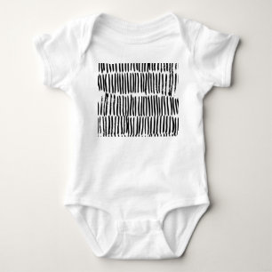 Vertikale Elemente: HandGezeichnet Nahtloser Stil. Baby Strampler
