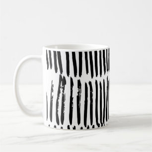 Vertikale Elemente: HandGezeichnet Nahtloser Stil. Kaffeetasse