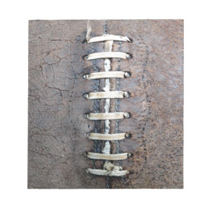 Vertikale Fußballeffekte Notizblock