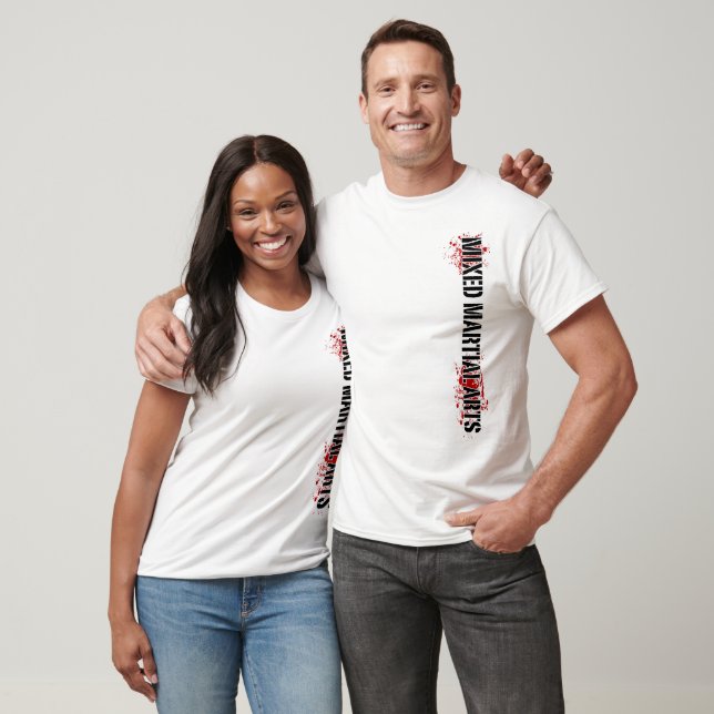 Vertikale gemischte Kampfkunst T-Shirt (Unisex)
