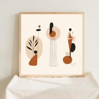 Vertikale Harmonie Poster