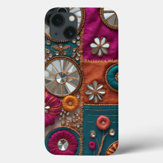 Vertikale Indianerspiegel und Thread-Stickerei Case-Mate iPhone Hülle