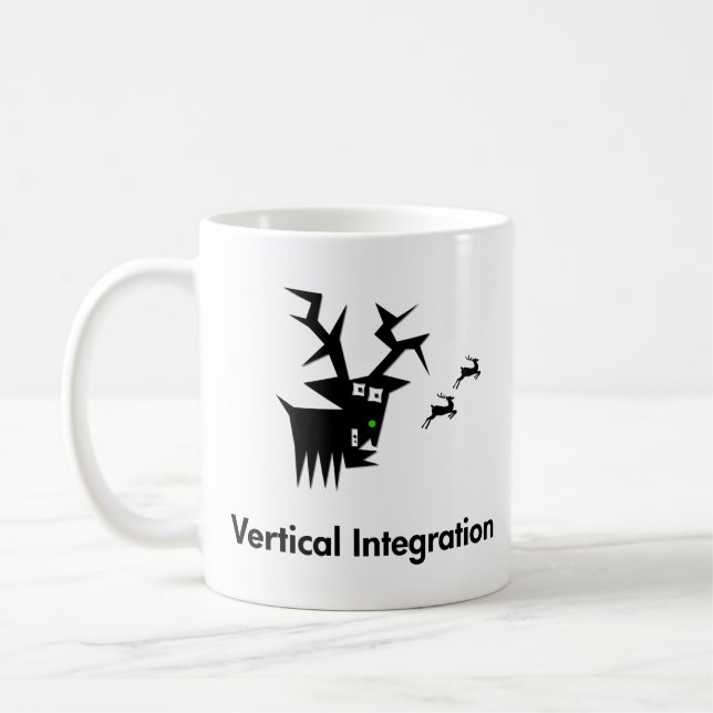 Vertikale Integration von Hirschen Kaffeetasse (Links)