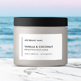 Vertikale Linie Hinzufügen eines modernen Markenpr Etiketten