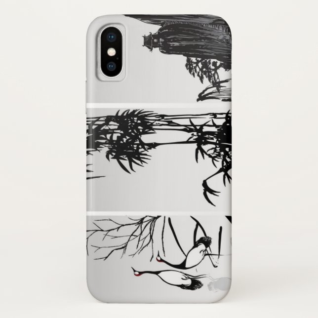 Vertikale orientalische Rolle Case-Mate iPhone Hülle (Rückseite)