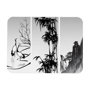 Vertikale orientalische Rolle Magnet