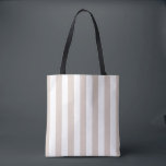Vertikale Streifen in Beige und Weiß gestreift Tasche<br><div class="desc">Vertikale Streifen - beige und weiße Streifen.</div>