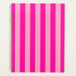 Vertikale Streifen in rosa Planer<br><div class="desc">Vertikale Streifen - rosa und heiß rosa.</div>