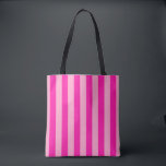 Vertikale Streifen in rosa Tasche<br><div class="desc">Vertikale Streifen - rosa und heiß rosa.</div>