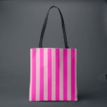 Vertikale Streifen in rosa Tasche<br><div class="desc">Vertikale Streifen - rosa und heiß rosa.</div>