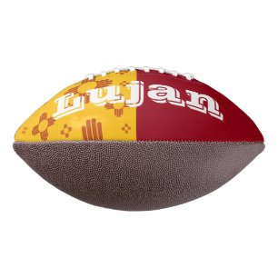 Vertikale Streifen Zia Sun Red Yellow New Mexico Football
