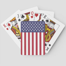 Vertikale US Flagge der amerikanischen Flagge Spielkarten