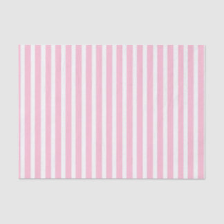 Vertikale weiche rosa und weiße Streifen Seidenpapier