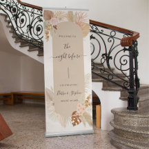 Vertikaler ausziehbarer Banner