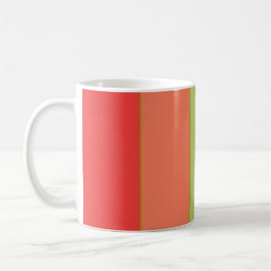 Vertikaler Farbblock zurückdrehen Kaffeetasse