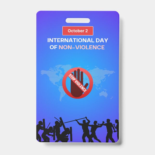 Vertikales Abzeichen Ausweis (Vorderseite)