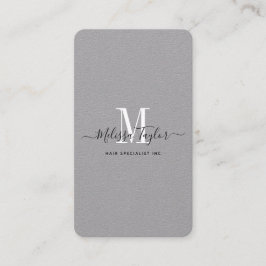 Vertikales Berufliches Premium-Grausignatur-Foto Visitenkarte