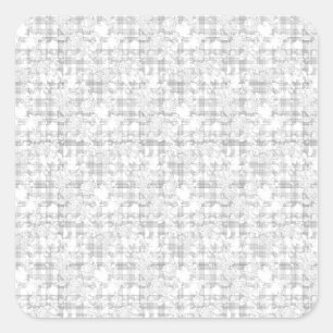 Vertikales Design 27 Quadratischer Aufkleber
