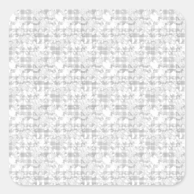 Vertikales Design 27 Quadratischer Aufkleber (Vorderseite)