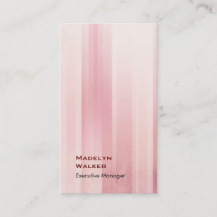 Vertikales elegantes einzigartiges modernes rosa visitenkarte