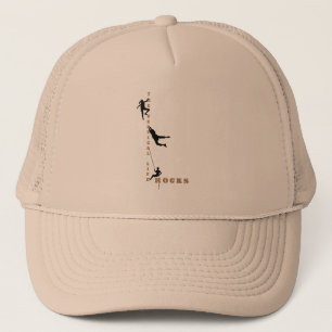 Vertikales Leben - Rock Climbing Design Trucker H Truckerkappe
