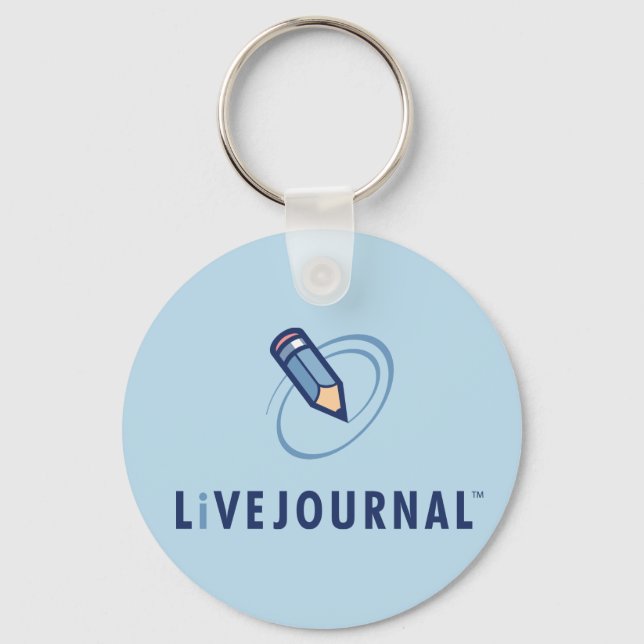 Vertikales LiveJournal-Logo Schlüsselanhänger (Vorderseite)