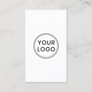 Vertikales Logo, modern minimalistisch Visitenkarte