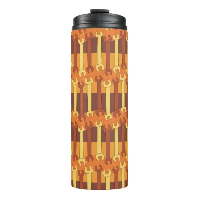 Vertikales Schraubenmuster Thermosbecher (Vorderseite)