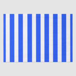 Vertikales Stricksegler Blau- und Weißmuster Seidenpapier