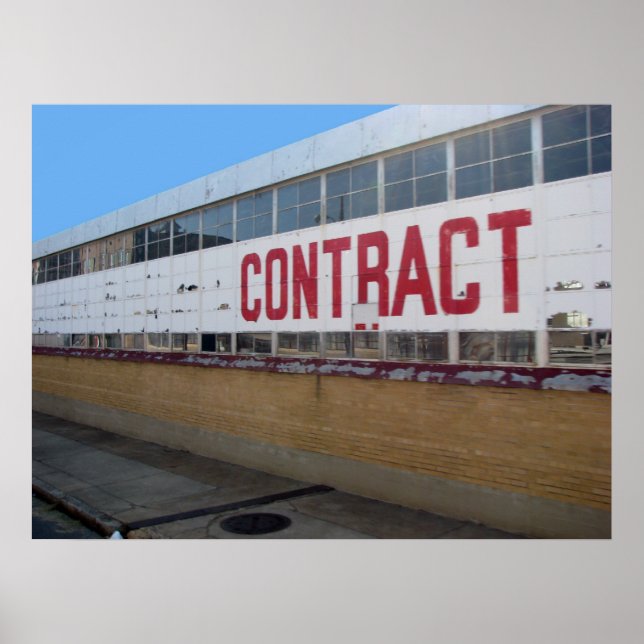 Vertrag Poster (Vorne)