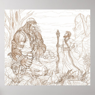 Vertrag und Foamfollower (kundengerechte Größe) Poster