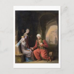 Vertrag von 1822 (Öl auf Leinwand) Postkarte