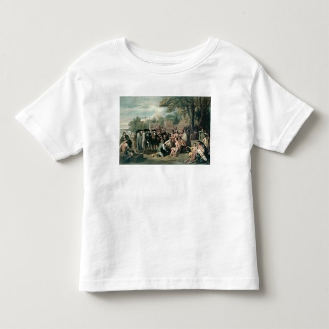 Vertrag Williams Penns mit dem amerikanischen Kleinkind T-shirt (Vorderseite)