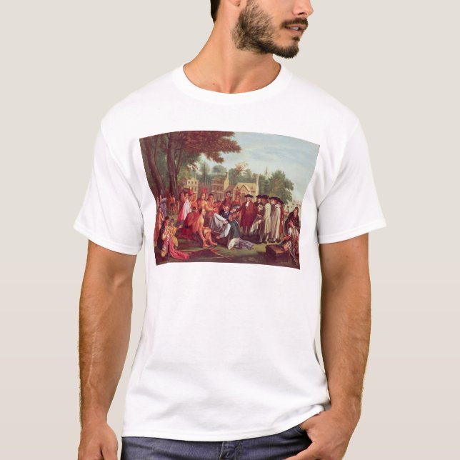 Vertrag Williams Penns mit dem amerikanischen T-Shirt (Vorderseite)