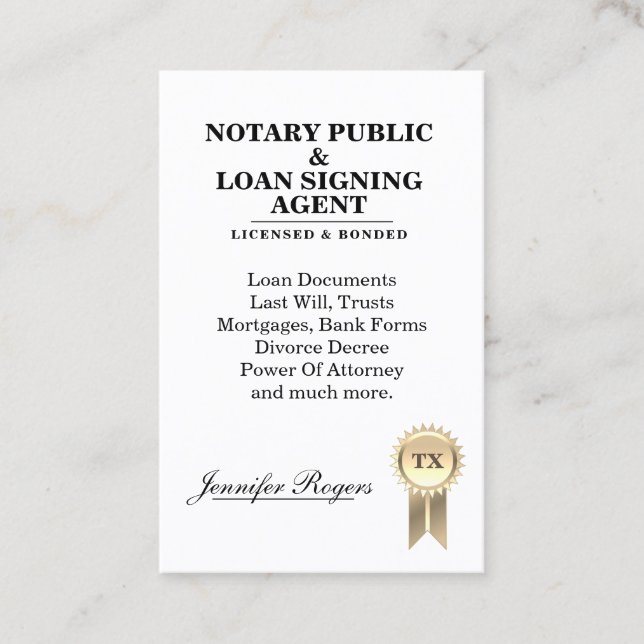 Vertragsausweis  visitenkarte (Vorderseite)