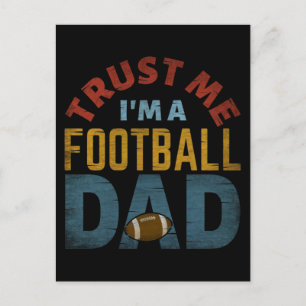 VERTRAU MIR, ICH BIN EIN FUSSBALLVATER POSTKARTE
