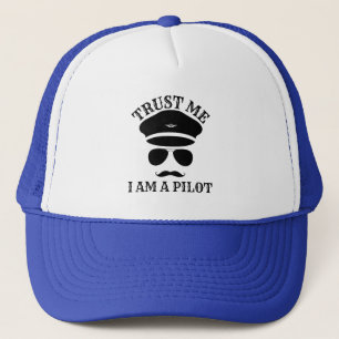 Vertrau mir, ich bin ein Pilot Truckerkappe