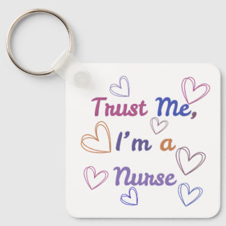 Vertrau mir, ich bin eine Krankenschwester - Farbi Schlüsselanhänger