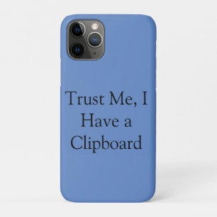 Vertrau mir, ich habe ein Klemmbrett Case-Mate iPhone Hülle
