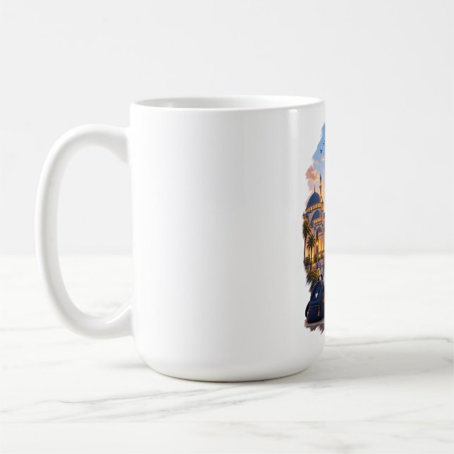 Vertraue auf Allah Tasse - Islamischer Glaube Kaff (Links)