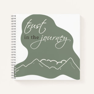 Vertraue auf die Reise Inspiratives Tagebuch