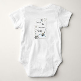 Vertraue deinem inneren Kompass. Selbstfürsorge-Af Baby Strampler