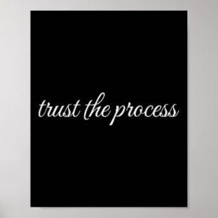 Vertraue dem Prozess, Psychotherapie Poster