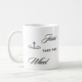 "Vertraue der Reise: Jesus nimm das Rad" Kaffeetasse
