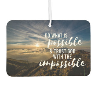 Vertraue Gott, der Christlich Inspiriere Autolufterfrischer