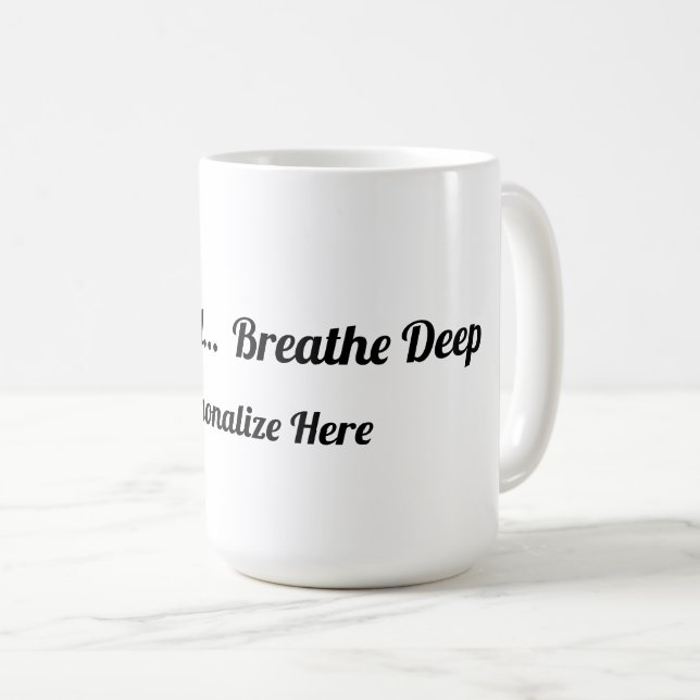 Vertraue Gott Tasse (VorderseiteRechts)