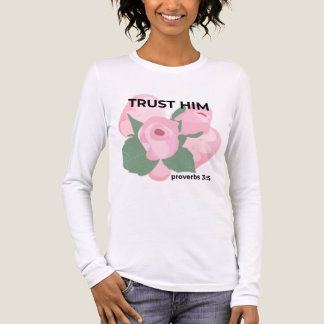 Vertraue Ihm T-Shirt Sprüche 3,5 | Christliches Äs Tri-Blend Shirt