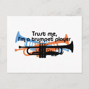Vertraue mir, dass ich ein Trumpet-Player bin Postkarte